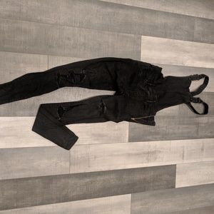 AE overalls skinny destroyed